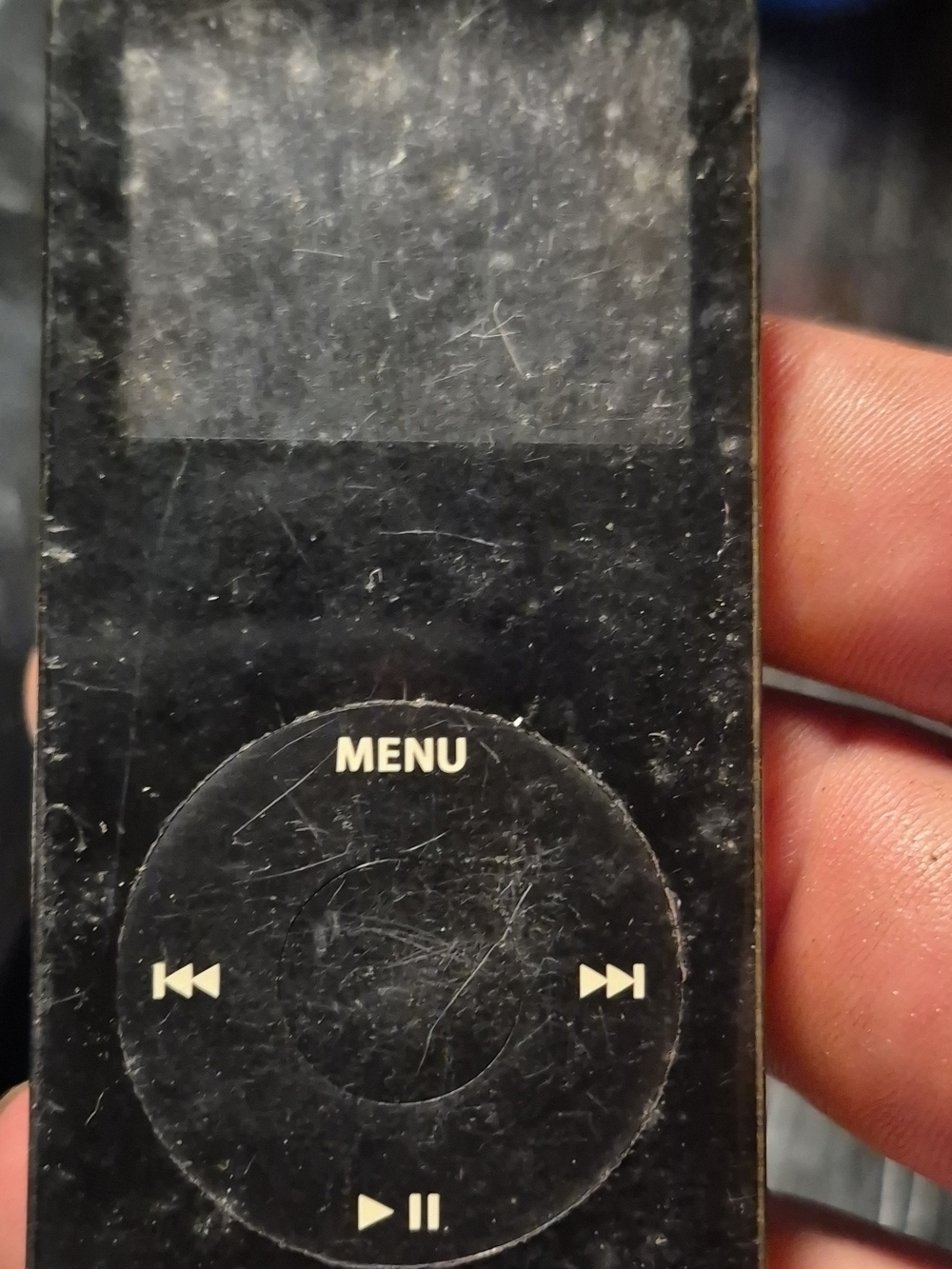 Untested Apple iPod Silver Stainless Back 1GB